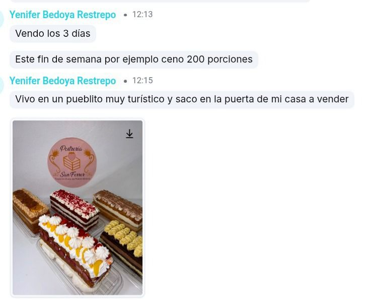 Postres de Yenifer Bedoya